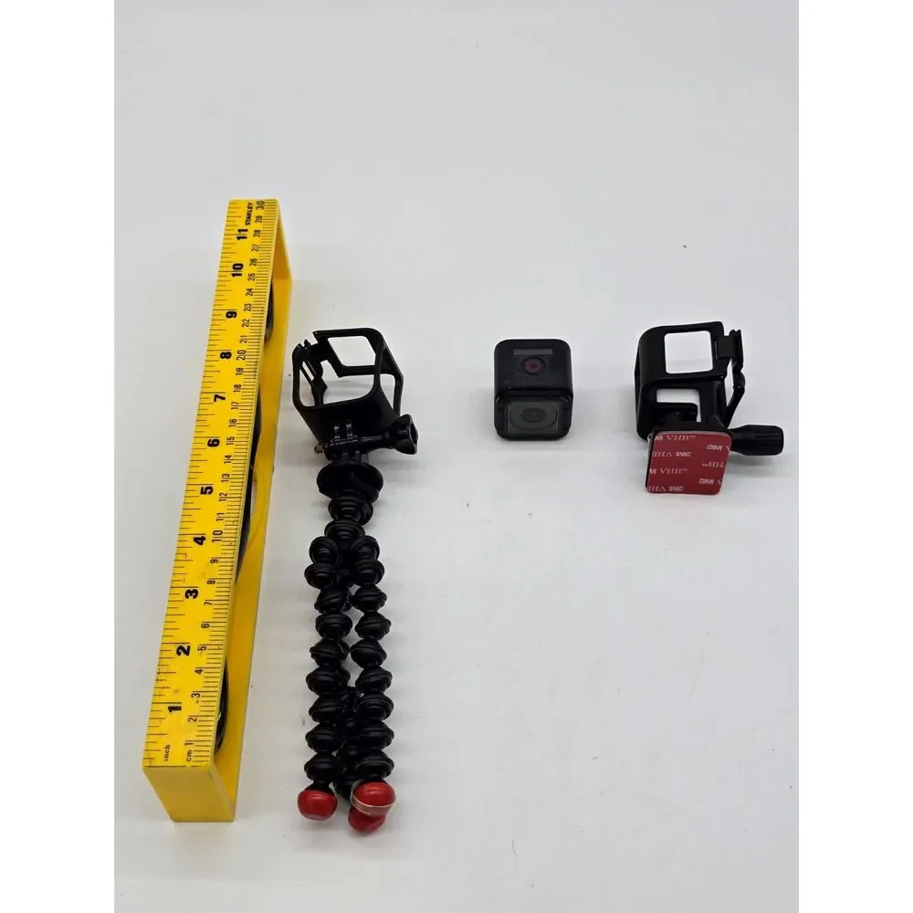 GoPro HERO4 Session Action Camera W/ Tripod and Case Accessories Lot